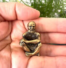 1St. Bodhidharma Statue  Dharma Zen Meister Buddha Figur Kupfer Meditation Dekor