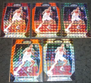 (5) 2017-18 Panini Prizm Mosaic JOHN COLLINS #53 ORANGE+RED+GREEN REFRACTOR LOT - Picture 1 of 1