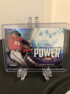 2020 Stadium Club Chrome Juan Soto Refractor Power Zone Washington Nationals - Picture 1 of 2