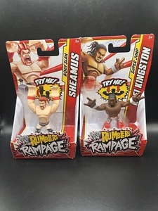 WWE Rumblers Rampage  Body Slam Sheamus and Super Jump Kofi Kingston - Picture 1 of 11