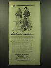1949 Abercrombie & Fitch Ad - Sweter, spódnica golfowa, kurtka z tkaniny Byrd