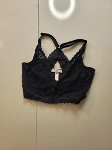 Cosabella Racer Back Black 32D Lace Lacy Bra - Picture 1 of 6
