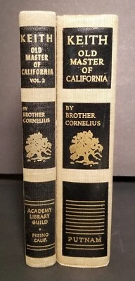 "WILLIAM KEITH: Old Master of California" Brother Cornelius - SIGNED - 2-Vol Set - Image 1 of 4