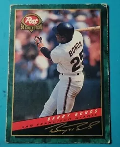 1994 Post Collection #25 Barry Bonds San Francisco Giants Card #11 di 30 NBL - Foto 1 di 4