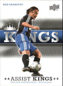 2008 (EARTHQUAKES) Upper Deck MLS Assist Kings #AK15 Ned Grabavoy