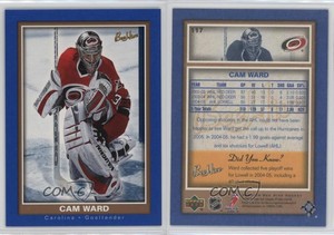 2005-06 Upper Deck Bee Hive Blue Cam Ward #117 Rookie RC