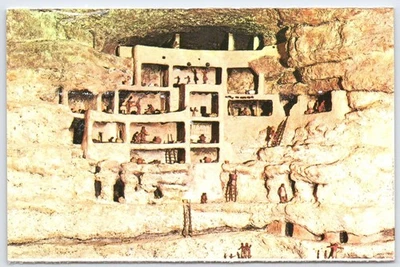 Montezuma Castle National Monument Cutaway Postcard by Petley Arizona - Image 1 of 2