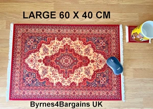 XL Perserteppich Maus Matte Pad Schreibtisch Laptop Büro UK Verkäufer KOSTENLOSER VERSAND - Bild 1 von 5