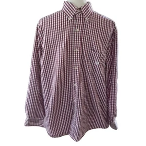 Chaps Ralph Lauren Vintage Baumwolle Button Down kariertes Hemd Herren Größe Large - Bild 1 von 5