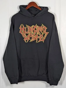 Vintage Municipal Waste Metal Thrash Band Hoodie Sweatshirt Herren 2XL XXL Schwarz - Bild 1 von 3