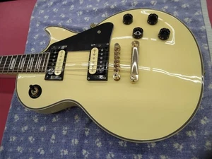 (EPIPHONE) Les Paul Custom model White 1998 Electric Guitar Used From Japan - Picture 1 of 24