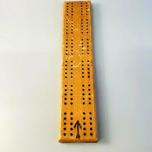 Horn kleines Holz Cribbage Brett C-27 D 269 2" x 9,5" - Bild 1 von 7