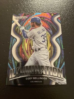 2022 Panini Prizm Illumination Prizms White Wave #3 Cody Bellinger Dodgers - Image 1 of 2