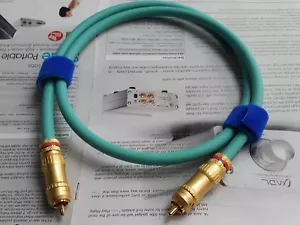 Hifi Furutech versilbertes μ-OFC RCA Digital Koaxial Audio Video Kabel - Bild 1 von 7