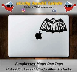 Hunter S Thompson Fear and Loathing bat country 7 inch window vinyl sticker - Picture 1 of 7
