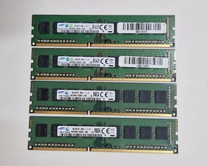 16 GB (4x4GB) Samsung PC3-12800 (DDR3-1600) DDR3 RAM 1600 Mhz M378B5173QH0-CK0 - Bild 1 von 1