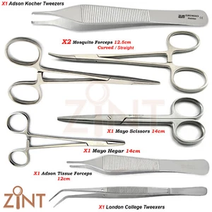 Pinzas de bloqueo veterinarias para animales pequeños veterinarios herramienta hemostática mosquito Mayo Hegar - Imagen 1 de 10