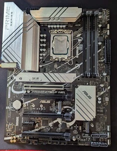 ASUS PRIME Z790-P WiFi LGA 1700 with Intel i7 13700KF Processor Untested - Afbeelding 1 van 4