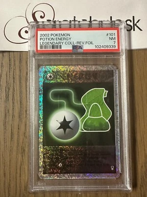 PSA 7 - Pokemon POTION ENERGY 101/110 Reverse Holo - LEGENDARY COLLECTION - Image 1 of 2