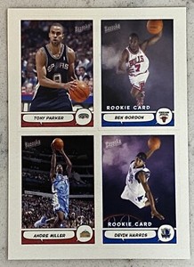 2004-05 Bazooka Devin Harris RC Ben Gordon RC Rookie Sticker Card #23 Of 55