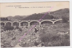 CPA 07600 Vals The Bath Bridge Of Labégude On L'Ardèche EDT Catala - Picture 1 of 2