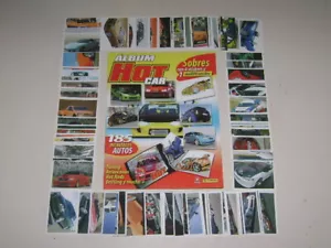 ALBUM PANINI HOT CAR + SET DE PEGATINAS 100%COMPLETO - Imagen 1 de 3