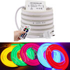 220V 230V Neon LED Strip Streifen Lichtleiste Schlauch Wasserdicht  RGB Warmweiß