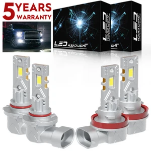 Combo de bombillas LED blanco 9005 H11 para Peterbilt 579 389 faro haz alto bajo M11 - Imagen 1 de 12
