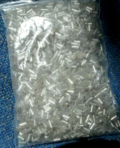 Große Tasche mit Schlauchperlen - Bild 1 von 2