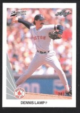 DENNIS LAMP 2012 LEAF MEMORIES #315 SILVER 1990 BUY BACK RED SOX 20/20 SP