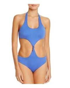 Dolce Vita Blue Reversible Cut Out One Piece Size S ( 4 - 6 ) Swimsuit NWT $110 - Picture 1 of 11