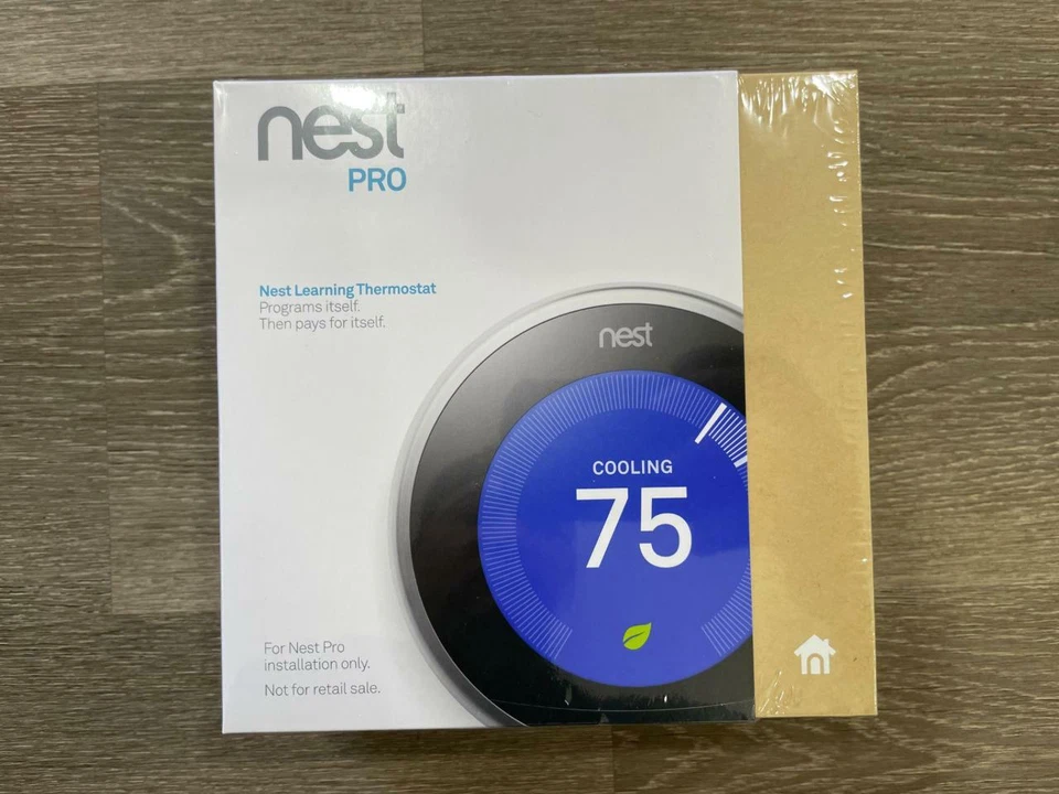 Nest 3rd Generation Learning Stainless Steel Programmable Thermostat Pro - Image 1 of 2