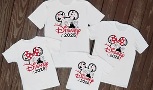 matching family Disney travel t shirts 2025 Florida Paris unisex kids adults - Picture 1 of 1