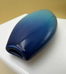 GABRIEL MUSARRA (1940-2015) vase soliflore aplati en faïence - Picture 1 of 7