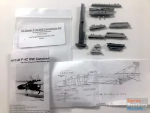 GTR48007 1:48 GT Resin F-4C Phantom II Wild Weasel (WW) Conversion Set (ZKM kit) - Picture 1 of 6