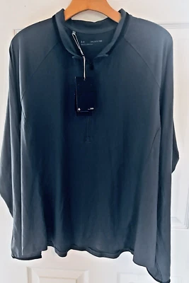 Chaqueta Pullover Under Armour Golf 1/2 Cremallera Gris 3XL Para Hombre LS Performance ¡Nueva! Foto 1 de 4