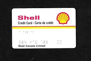 Vintage Canadian Shell Oil Credit Card - Picture 1 of 2