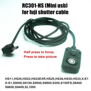Mini usb Remote Control Shutter Release Cable for Fuji S9600 HS/25/28/33 camera - Picture 1 of 4