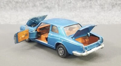 VINTAGE CORGI TOYS 1/43 WHIZZWHEELS ROLLS ROYCE SILVER SHADOW BLUE - Image 1 of 4