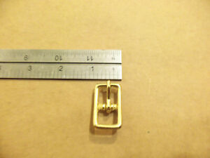 1/2" Solid Brass #121 Harness / Halter Buckles (Pack Of 10)