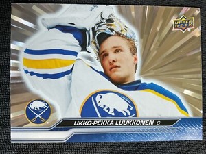 Ukko-Pekka Luukkonen 2023-24 Upper Deck Outburst Silver Parallel Card #23