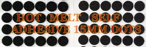 15MM, 20MM & 30MM HOOK & LOOP SELF ADHESIVE Sticky DOTS, Back Fastener - Picture 1 of 18