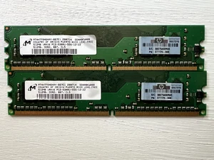 Micron 1GB (512MBx2) DDR2-667 CL5 RDIMM 240-Pin ECC Registered Memory Modules - Picture 1 of 1