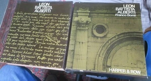 LEON BATTISTA ALBERTI By Franco Borsi Hardcover in Jacket & slipcase,1977,photos - Picture 1 of 19