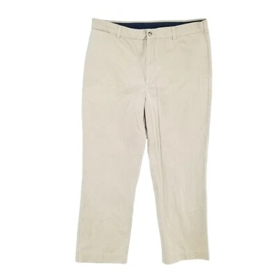 Pantalones chinos Lyle & Scott Scotland para hombre caqui frente plano algodón talla 38x32 (36x30) Foto 1 de 4