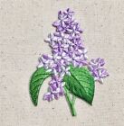 Lilac - Purple Flowers/Spring/Gardening - Iron on Applique/Embroidered Patch
