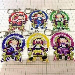 Osomatsu san figure set portachiavi acrilico di 6 anime hobby Giappone m427 - Foto 1 di 20
