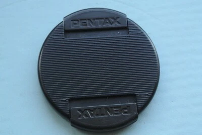 GENUINE PENTAX 58mm STRIPED FRONT LENS CAP - Image 1 of 2