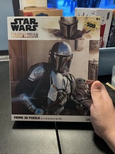 Star Wars The Mandalorian Disney Prime 3D 500 Piece Jigsaw Puzzle 24x18 Inch NEW - Picture 1 of 5