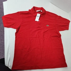 Polo rojo Lacoste para hombre talla 4/M nuevo con etiquetas - Imagen 1 de 5